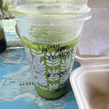 Java Kai Kauai - Iced matcha (added honey) - Breakfast & Brunch Near Me - Kapaa, Hawaii