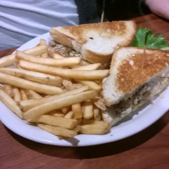 The Boulevard Grill - a plate of french fries and a sandwich - New American Near Me - Manhattan, Kansas