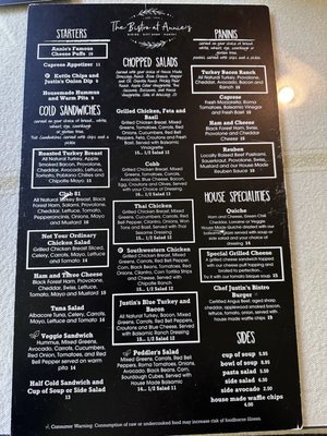 Menu photo 2 The Bistro At Annie's Lakeside, AZ Menu photo 2 The Bistro At Annie's Lakeside, AZ