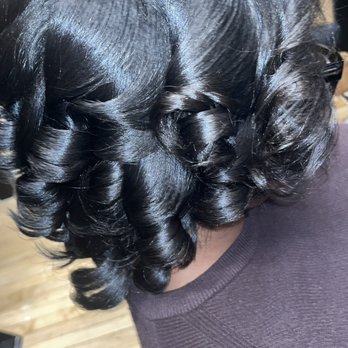 T. White Beauty Studio - The Hydrating silk press and cut package: silk pressed curls - Blow Dry/Out Services Near Me - New York, New York T. White Beauty Studio - The Hydrating silk press and cut package: silk pressed curls - Blow Dry/Out Services Near Me - New York, New York