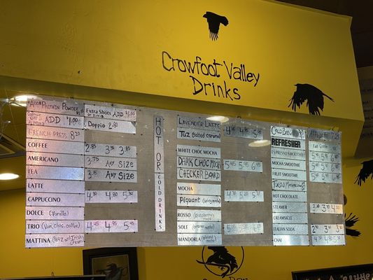 Menu photo 4 Crowfoot Valley Coffee Castle Rock, CO