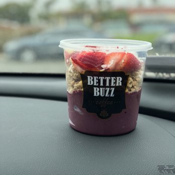 Better Buzz Coffee San Marcos - Acai bowl with coconut is just heavenly. I can finish the whole bowl! - Coffee & Tea Near Me - San Marcos, California