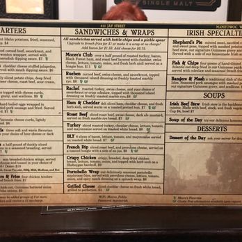Moore's Irish Pub - Irish Pub Near Me - Manitowoc, Wisconsin