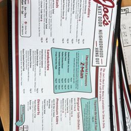 Menu Menu