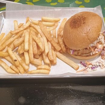 Ragin' Cajun - Blackened Chicken Sandwich and Fries - Cajun/Creole Near Me - Bartlett, Tennessee