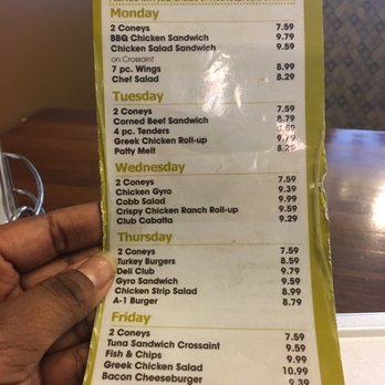 Campus Diner - A snapshot of the Daily specials. - Diners Near Me - Detroit, Michigan Campus Diner - A snapshot of the Daily specials. - Diners Near Me - Detroit, Michigan