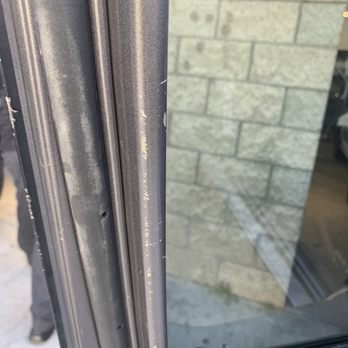 Z Autosound - Where they scratched the paint on my car after locking my keys in the car - Car Stereo Installation Near Me - Hesperia, California