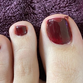 Cacie Nails & Spa - Not cured shellac, stained my socks and sheets... - Nail Salons Near Me - Renton, Washington