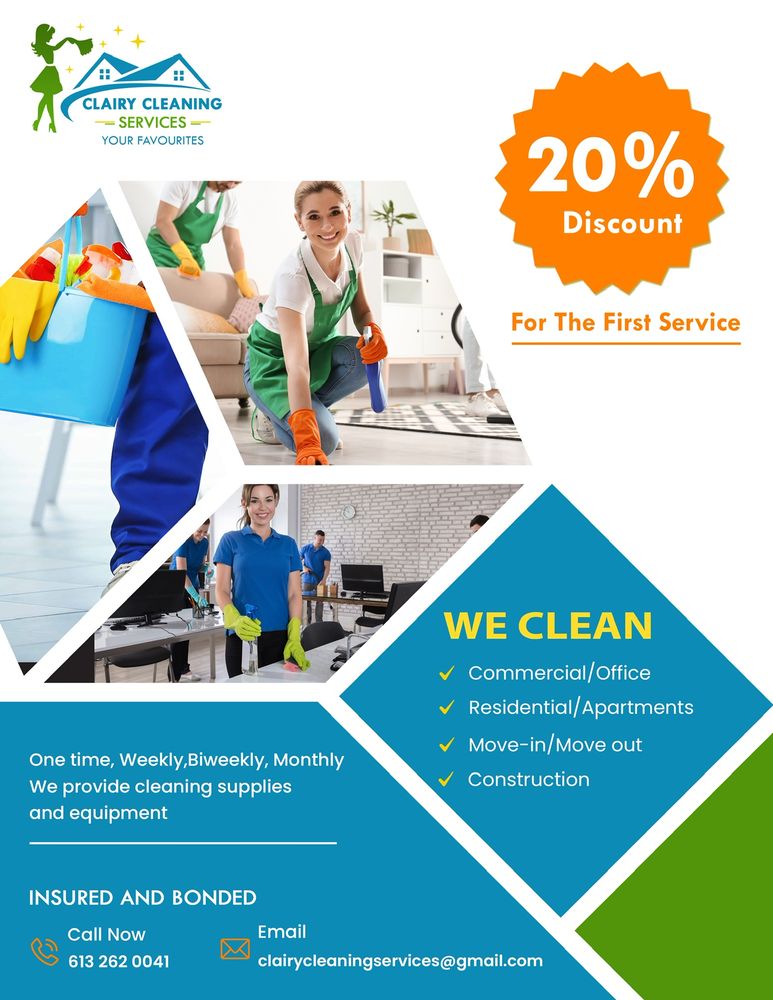 CLAIRY CLEANING SERVICES Updated September 2024 Request a Quote