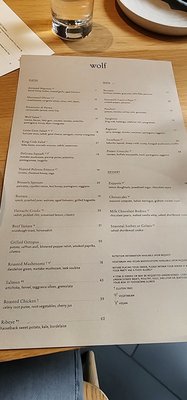 Menu photo 4 Wolf at Nordstrom NYC New York, NY Menu photo 4 Wolf at Nordstrom NYC New York, NY