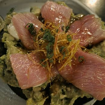 Alteño - Tostada del Toro (fatty tuna, not bull)  $14. - Mexican Near Me - Denver, Colorado