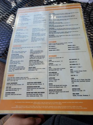Menu photo 2 The Parkway Cafe Boulder, CO Menu photo 2 The Parkway Cafe Boulder, CO