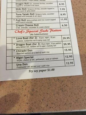 Menu photo 4 Hokkaido Japanese Express Concord, NC Menu photo 4 Hokkaido Japanese Express Concord, NC