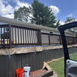 Fox Family Painting - Preparation work is the key ingredient for a professional finish!