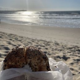 Everything Bagel with cream cheese