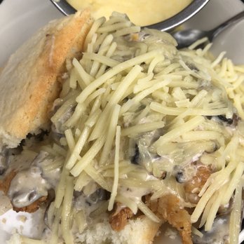 Jacob's Pickles - Sausage Gravy Smothered Chicken Sandwich - Comfort Food Near Me - New York, New York