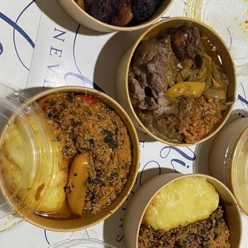 FUFU n’ Sauce - Fried Plantains, fufu with egusi, Oxtail Palm Nut Stew and Jollof rice - Food Trucks Near Me - St. Louis, Missouri FUFU n’ Sauce - Fried Plantains, fufu with egusi, Oxtail Palm Nut Stew and Jollof rice - Food Trucks Near Me - St. Louis, Missouri