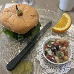 Le Petit Jardin Cafe - The Napoleon Bonaparte with 3 bean salad