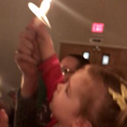 New Life Community Center - Candle lighting service!