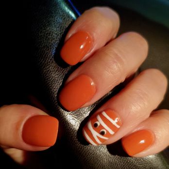 Meet Nail & Spa - Powder Manicure ~ WC #30 Pumpkin spice w/TLo's requested Mummy design ~ 10.27.23 - Nail Salons Near Me - Lindenhurst, New York Meet Nail & Spa - Powder Manicure ~ WC #30 Pumpkin spice w/TLo's requested Mummy design ~ 10.27.23 - Nail Salons Near Me - Lindenhurst, New York