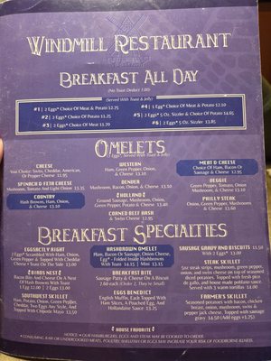 Menu photo 1 Windmill Restaurant Holland, MI Menu photo 1 Windmill Restaurant Holland, MI
