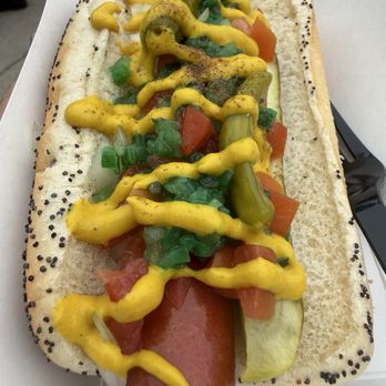 Millennium Hall - Chicago Dog - New American Near Me - Chicago, Illinois Millennium Hall - Chicago Dog - New American Near Me - Chicago, Illinois