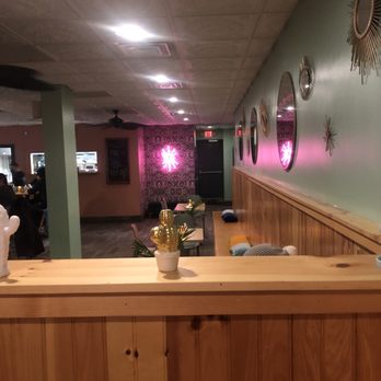 Breezy Burrito Bar - The other side, showing the accent wall - Bars Near Me - Buffalo, New York
