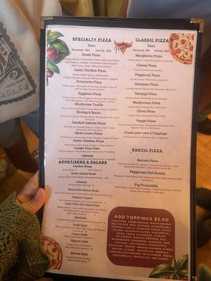 Menu photo 1 Pizza Heaven Carmel By The Sea, CA
