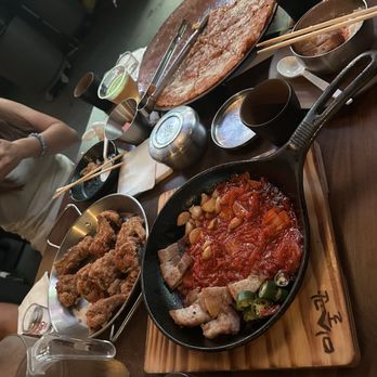 Misoolkwan OC - Grilled pork belly & kimchi, Fried chicken, Tasty corn pancake - Korean Near Me - Buena Park, California