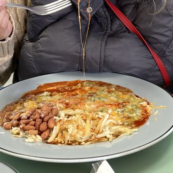 Mustang Cafe - Huevos Rancheros - Cafes Near Me - Albuquerque, New Mexico
