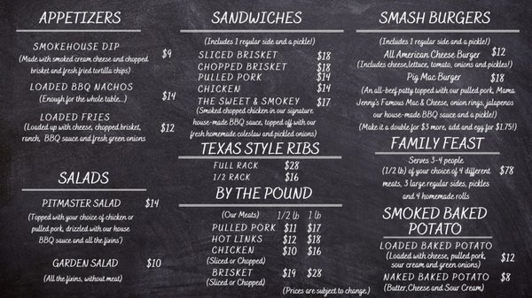 Menu photo 6 Old 76 Smokehouse Branson, MO