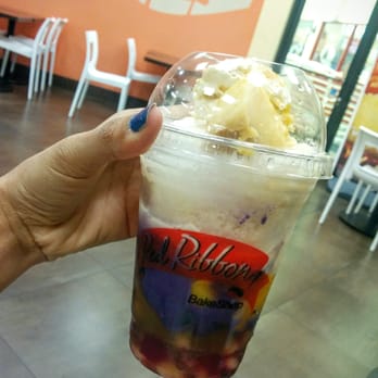 Red Ribbon Bakeshop - Finally got my halo halo :D - Bakeries Near Me - Carson, California Red Ribbon Bakeshop - Finally got my halo halo :D - Bakeries Near Me - Carson, California