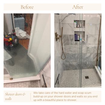 Life Maid Easy - We love sparkly shower doors! - Home Cleaning Near Me - Emmaus, Pennsylvania
