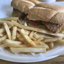 Gulf Seafood Market - Grouper Po-Boy