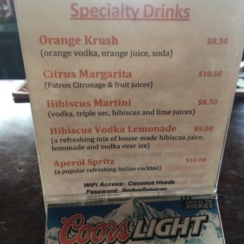 Twisties Tavern On The Bay - Menu had the Hibiscus Martini - American Near Me - Strathmere, New Jersey Twisties Tavern On The Bay - Menu had the Hibiscus Martini - American Near Me - Strathmere, New Jersey