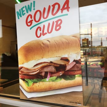 Subway - a sign for a gouda club - Fast Food Near Me - Wichita, Kansas