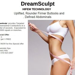 DreamSkin Spa - Targeted Supramaximal Contractions in a matter of seconds' Equal to 20,000 squats