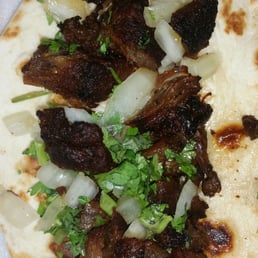 #49 pork tacos, burnt to a crisp :(