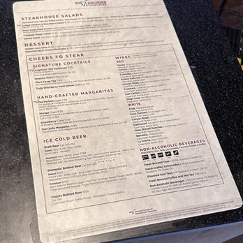 Longhorn Steakhouse - Menu 1 - Steakhouses Near Me - Detroit, Michigan