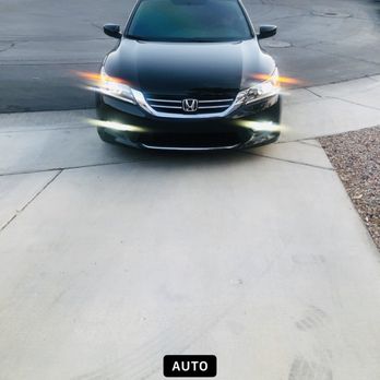 Caliber Collision - What my car looked like with the LED LIGHTS PRIOR - Body Shops Near Me - Las Vegas, Nevada