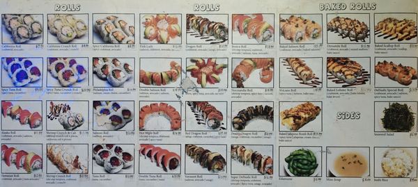 Menu photo 8 DelSushi La Jolla, CA