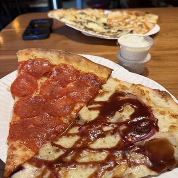 Pizzeria Luigi - Extra pepperoni and barbecue chicken pizza - Pizza Near Me - San Diego, California