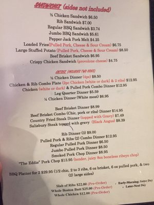 Menu photo 8 Reeal Barbeque Blackshear, GA