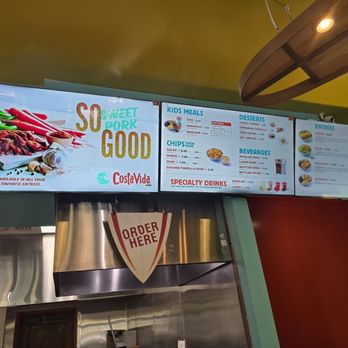 Costa Vida - Menu - Mexican Near Me - Roseville, California