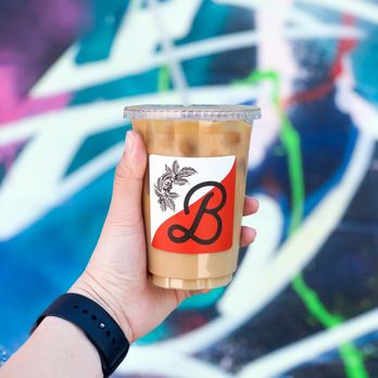 Barrett's Coffee - iced lavender latte with almond milk - Coffee Roasteries Near Me - Austin, Texas Barrett's Coffee - iced lavender latte with almond milk - Coffee Roasteries Near Me - Austin, Texas