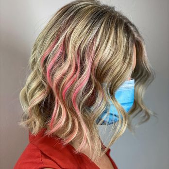 Pia Anthonys Atelier - Full Head Highlight with Peek-a-Boo Fashion Shades - Hair Salons Near Me - Pawling, New York