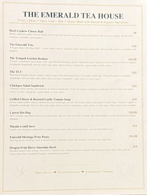 Menu photo 5 The Emerald Tea House Jacksonville, FL
