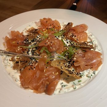 Vidrio - Salmon appetizer! - Mediterranean Near Me - Raleigh, North Carolina Vidrio - Salmon appetizer! - Mediterranean Near Me - Raleigh, North Carolina