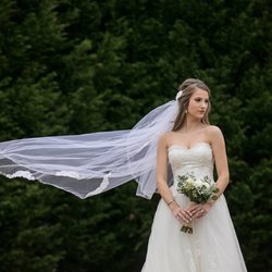 A Petal Pusher - Winter white rose bouquet wrapped in burlap for your country wedding,