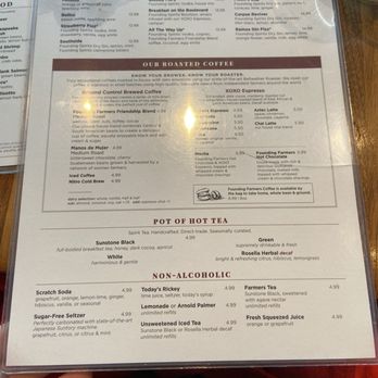 Founding Farmers DC - Drink menu - American Near Me - Washington, DC, District of Columbia Founding Farmers DC - Drink menu - American Near Me - Washington, DC, District of Columbia
